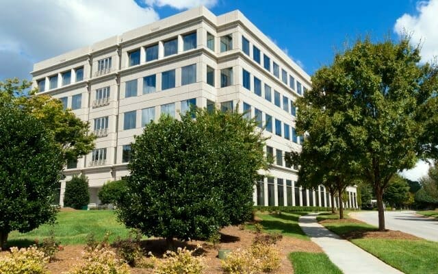 Raleigh office park landscaping and lawn maintenance